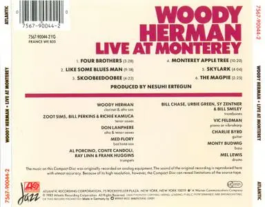 Woody Herman - Live At Monterey (1959) {Atlantic Jazz 7567-90044-2}