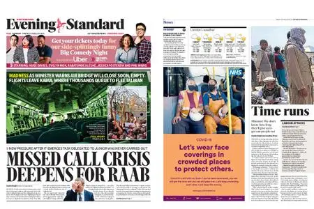 London Evening Standard – August 20, 2021