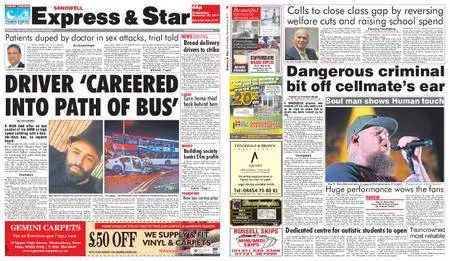 Express and Star Sandwell Edition – November 29, 2017