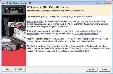 Runtime NAS Data Recovery 4.00