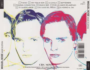 Miguel Bosé - Made In Spain (1983) [1992, Reissue]