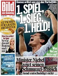 Bild am Sonntag, 10. Juni 2012