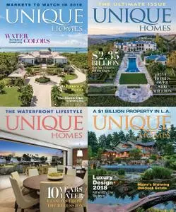 Unique Homes Magazine 2018 Full Year Collection