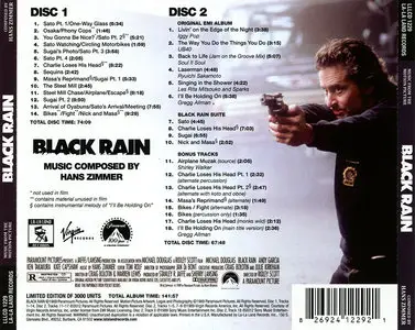 Hans Zimmer & VA - Black Rain: Music From The Motion Picture (1989) 2CD Remastered Expanded Limited Edition 2012