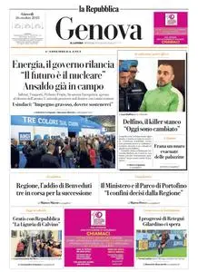 la Repubblica Genova - 26 Ottobre 2023