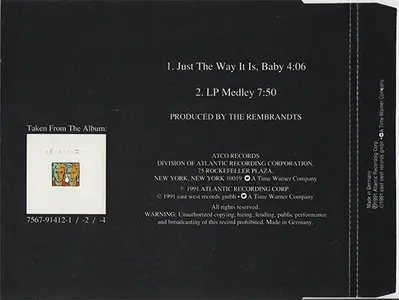 The Rembrandts - Just The Way It Is, Baby [CD-S] (1991)