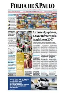 Folha de São Paulo - 1 de setembro de 2014 - Segunda