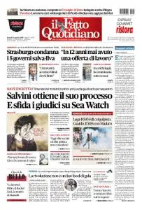 Il Fatto Quotidiano - 25 gennaio 2019