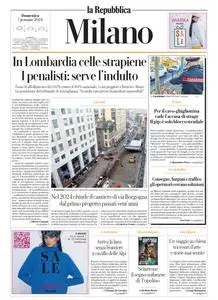 la Repubblica Milano - 7 Gennaio 2024