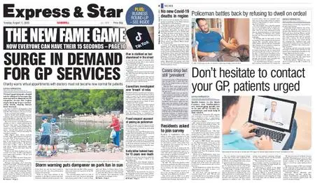 Express and Star Sandwell Edition – August 11, 2020