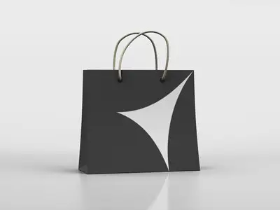 Paper Bag Mock-up Template