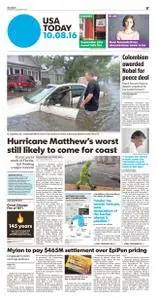 USA Today  October 08 2016