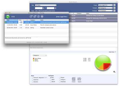 OfficeTime v1.72 Mac OS X