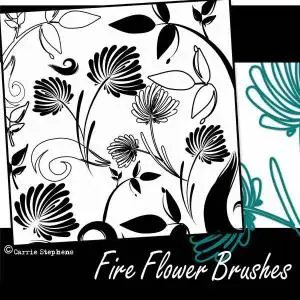 Fire Flower Brushes