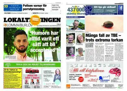 Lokaltidningen Lommabladet – 11 augusti 2018