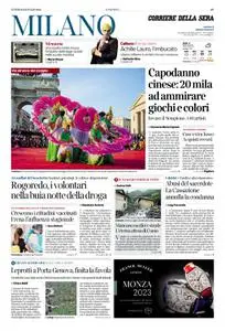 Corriere della Sera Milano - 23 Gennaio 2023