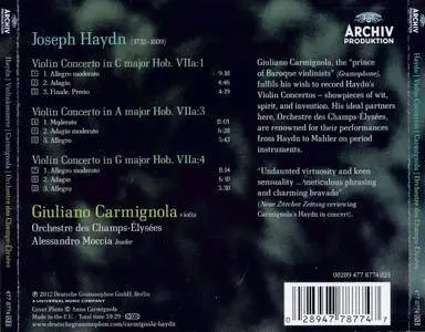 Giuliano Carmignola - Haydn - Violin Concertos (2012)