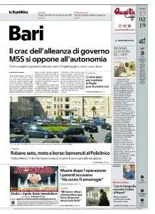 la Repubblica Bari - 17 Febbraio 2019