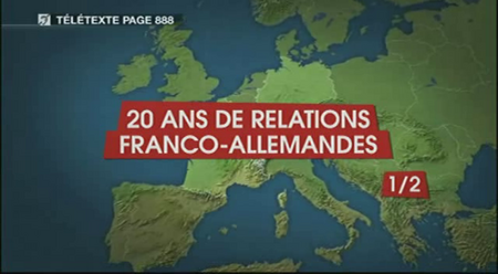 (Arte) Le dessous des cartes : 20 ans de relations franco-allemandes (1 sur 2), les convergences