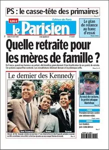LE PARISIEN du 27 Aout 2009