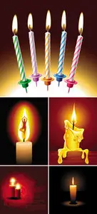 Candles Vector