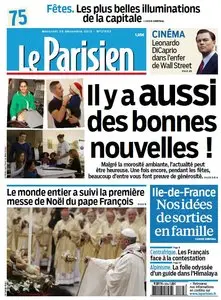 Le Parisien du Jeudi 25 Décembre 2013