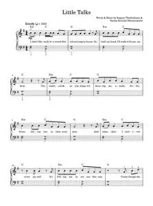 Little talks - Of Monsters and Men (Easy Piano)