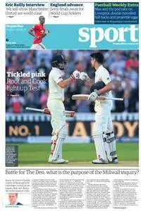 The Guardian Sports supplement  August 18 2017