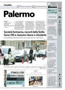 la Repubblica Palermo - 4 Aprile 2018
