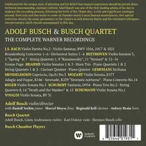 Adolf Busch And Busch Quartet - Complete Warner Recordings: Box Set 16CDs (2015)