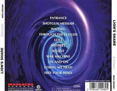 Lion's Share - Entrance (2001)