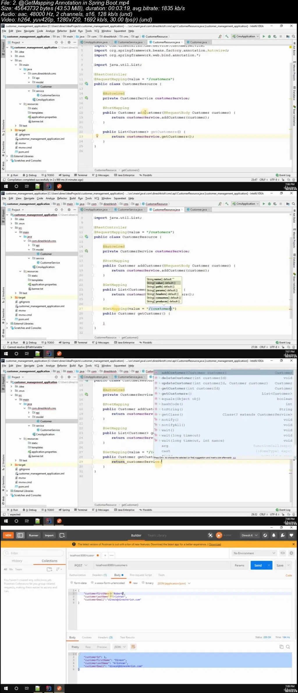 Restful API Development with Spring Boot + JPA + Cloud / AvaxHome