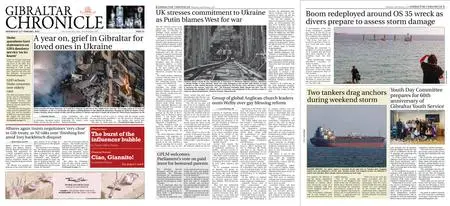 Gibraltar Chronicle – 22 February 2023