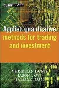 Applied Quantitative Methods for Trading and Investment (Repost)