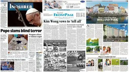 Philippine Daily Inquirer – March 28, 2016