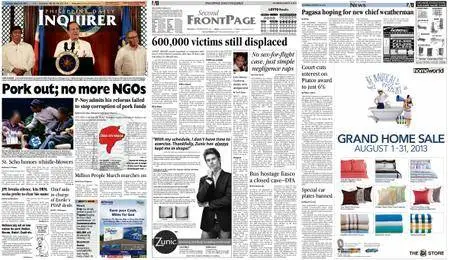 Philippine Daily Inquirer – August 24, 2013