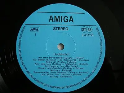 Liedehrlich (Vinyl rip in 24Bit/96kHz) Amiga (DDR/1982)