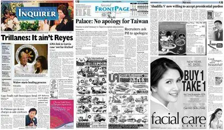 Philippine Daily Inquirer – February 11, 2011
