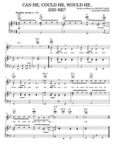 Can He, Could He, Would He, Did He? - The Cathedrals (Piano-Vocal-Guitar)