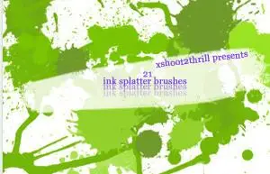 Splatter Brushes for Photoshop