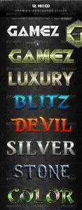 GraphicRiver 12 Mixed Text Effect Styles