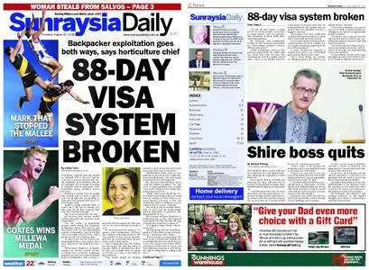 Sunraysia Daily – August 30, 2018