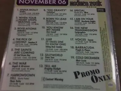 VA - Promo Only Modern Rock November (2006)