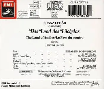 Elisabeth Schwarzkopf - Lehar: The Land of Smiles (1988)
