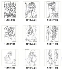 Barbie Coloring Pages