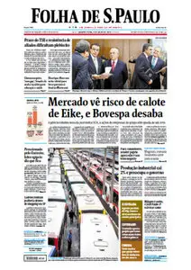 Jornal Folha de São Paulo - 3 de julho de 2013 - Quarta