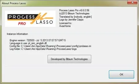 Bitsum Technologies Process Lasso Pro 6.6.0.56 + Portable