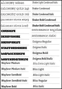 Jeremy Tankard Fonts