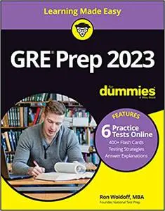 GRE Prep 2023 For Dummies with Online Practice