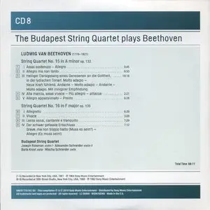The Budapest String Quartet Plays Beethoven - The Complete String Quartets (2010) [8CD Set] {Sony Classical Masters}